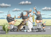 Cartoon: FASCHISTOIDQUERDENKENDES PACK (small) by marian kamensky tagged coronavirus,epidemie,gesundheit,panik,stillegung,george,floyd,twittertrump,pandemie,weihnachten,santa,klaus