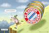 Cartoon: FC BAYERN MÜNCHEN (small) by marian kamensky tagged fc,bayern,münchen,absieg,fussball
