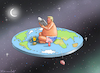 Cartoon: FLACHE AUSSICHTEN (small) by marian kamensky tagged demokratie,in,gefahr,trump,ukraine,putin