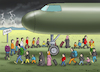 Cartoon: FLUCHHAFEN KABUL (small) by marian kamensky tagged vormarsch,evakuation,der,taliban,xi,jinping,in,kabul