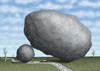 Cartoon: Fortschritt (small) by marian kamensky tagged weg,freimachen,fortschritt