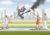 Cartoon: FRAUENPOWER (small) by marian kamensky tagged kriegsverbrecher,putin,den,haag,trump,stormy,daniels