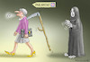 Cartoon: FREITAG - ABER NICHT DER 13 (small) by marian kamensky tagged kkk,monarchie,babis,strache,kurz,orban,kopftuchverbot,populismus,kazsynski,ungarn,pressefreiheit,juncker,soros,kaczinski,theresa,may,brexit