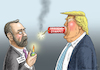 Cartoon: FRIEDENSDYNAMIT (small) by marian kamensky tagged obama,trump,präsidentenwahlen,usa,baba,vanga,republikaner,inauguration,demokraten,nobelpreis,2018,wikileaks,faschismus