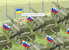 Cartoon: FROHE WEIHNACHTEN UKRAINE! (small) by marian kamensky tagged putins,bescherung,ukraine,provokation