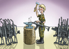 Cartoon: G36-MODERNISIERUNG (small) by marian kamensky tagged ursula,und,die,m36,rettet,bundeswehr