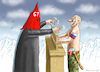 Cartoon: G7-DAUMENSCHRAUBEN (small) by marian kamensky tagged putins,bescherung,ukraine,provokation,swift,nato,osterweiterung