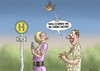 Cartoon: GANZ SCHÖN SCHÖNES WETTER (small) by marian kamensky tagged wetterphänomen anmache frühling busshaltestelle sex dating erotik