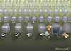 Cartoon: GEFALLENE DES 1. WELTKRIEGS (small) by marian kamensky tagged us,wahlen,joe,biden,trump,corona