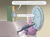 Cartoon: GEIZIGER KANZLER (small) by marian kamensky tagged krisenverordnung,mit,olaf