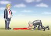 Cartoon: GERETTETER TRUMP (small) by marian kamensky tagged obama trump präsidentenwahlen usa baba vanga republikaner inauguration demokraten fbi james comey mueller wikileaks faschismus