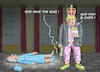 Cartoon: GOD SAVE THE KING BORIS ! (small) by marian kamensky tagged brexit,theresa,may,england,eu,schottland,weicher,wahlen,boris,johnson,nigel,farage,ostern,seidenstrasse,xi,jinping,referendum,trump,monsanto,bayer,glyphosa,strafzölle