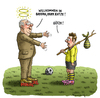 Cartoon: Götze nach Bayern (small) by marian kamensky tagged uli,hoeneß,fc,bayern,steuerflucht,fussball,championslegue,götze