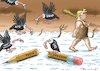 Cartoon: GOOD NIGHT DEMOCRACY ! (small) by marian kamensky tagged obama trump präsidentenwahlen usa baba vanga republikaner inauguration demokraten wikileaks faschismus