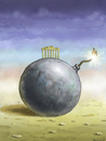 Cartoon: Greece Destiny? (small) by marian kamensky tagged humor