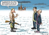 Cartoon: GRIECHENLANDS PLAN P (small) by marian kamensky tagged alexis,tsipras,griechenland,rettungsschirm,eu,griechowestern