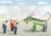 Cartoon: GROKOKOKO (small) by marian kamensky tagged jamaika,gespräche,lindner,merkel,seehofer,özdemir,sondierungsgespräche,schulz,kenia,koalition,groko