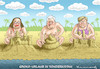 Cartoon: GROKOURLAUB IN SONDERKISTAN (small) by marian kamensky tagged chemnitz,lynchjustiz,rchtsradikale,proteste,sachsen,maassen,daniel,hillig