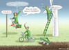 Cartoon: GRÜNE IM GLÜCK (small) by marian kamensky tagged curevac,testzentren,corona,impfung,pandemie,booster,baerbock,omikron,impfpflicht