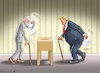 Cartoon: GUTE NACHT AMERIKA! (small) by marian kamensky tagged tylor,swift,hilft,biden,trump,wahlen,usa