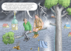 Cartoon: HABECK BESUCHT FLUTEN IN BAYERN (small) by marian kamensky tagged habeck,besucht,fluten,in,bayern,söder,klimawandel,genderverbot