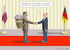 Cartoon: HAMAS GELDGEBER KATAR (small) by marian kamensky tagged hamas,geldgeber,katar