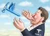 Cartoon: HAMMERMUSK (small) by marian kamensky tagged musk,befreit,twitter,trump,nancy,pelosi