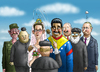 Cartoon: Happy End of Snowden (small) by marian kamensky tagged snowden,nsa,geheimdienste,russland,putin,verrat,equador,asyl,usa,eu,lauschangriff,in,deutschland,nord,korea,kim,jong,un,prism,tempora,venezuella,manduro,raul,castro,lukaschenko,abhörskandal