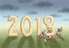 Cartoon: HAPPY NEW YEAR 2019 ! (small) by marian kamensky tagged obama,trump,präsidentenwahlen,usa,baba,vanga,republikaner,inauguration,demokraten,wikileaks,faschismus,jamal,khashoggi,shutdown