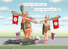 Cartoon: HAPPY NEW YEAR 2024 (small) by marian kamensky tagged de,santis,trump,präsidentenwahl,usa