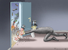 Cartoon: HAPPY NEW YEAR 2024! (small) by marian kamensky tagged happy,new,year,2024,trump,biden,weihnachten,wahlen,usa