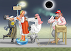Cartoon: HEILIGES PROBLEM (small) by marian kamensky tagged strasse,von,hormus,wieder,gesperrt,no,pershings,for,merz