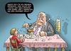 Cartoon: HELMUT KOHL RECHNET AB (small) by marian kamensky tagged helmuth,kohl,abrechnung,angela,merkel,lebeslauf,cdu