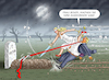 Cartoon: HILFSBEREITE JUSTIZMINISTERIN BO (small) by marian kamensky tagged hilfsbereite,justizministerin,bondi,epstein,akte