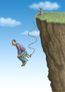 Cartoon: Hocker Jumping (small) by marian kamensky tagged sport,boungee,jumping,adrenalin