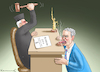 Cartoon: HÖCKE VOR DEM RICHTER (small) by marian kamensky tagged höcke,vor,dem,richter