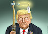 Cartoon: HOLY WITCH DONALD (small) by marian kamensky tagged obama,trump,präsidentenwahlen,usa,baba,vanga,republikaner,inauguration,demokraten,wikileaks,faschismus,manafort,cohen,hurrikan,florence,kavanaugh,mueller