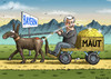 Cartoon: Horst haut die Maut (small) by marian kamensky tagged autobahnmaut,bayern,seehofer