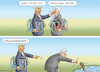 Cartoon: HORST SAULUS ZU PAULUS (small) by marian kamensky tagged merkel,seehofer,unionskrise,csu,cdu,flüchtlinge,kontrollzentren,für,salvini,defizit,plastiktütenverbot