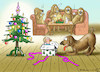 Cartoon: HUNDEWEIHNACHTEN (small) by marian kamensky tagged groko,spd,parteitag,schulz,würselen,merkel,andrea,nahles,scholz,hessen,wahlen,akk,kühnert,bremen,rezo,weihnachten