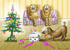 Cartoon: HUNDEWEIHNACHTSGESCHENK (small) by marian kamensky tagged weihnachtsmarkt,terrorgefahr,is,advetszeit