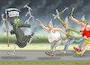 Cartoon: IGNORANTEN STÜRMEN BERLIN (small) by marian kamensky tagged coronavirus,epidemie,gesundheit,panik,stillegung,george,floyd,twittertrump,pandemie