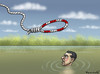 Cartoon: Im Sumpf geretteter Tsipras (small) by marian kamensky tagged alexis,tsipras,griechenland,rettungsschirm,eu,griechowestern