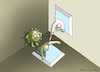 Cartoon: IMPF-STRATEGIE (small) by marian kamensky tagged biontech,pfizer,impfung,corona,rosenmontag,eu,ursula,von,der,leyen