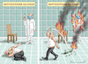 Cartoon: IMPFZENTRUM SACHSEN (small) by marian kamensky tagged impfzentrum,sachsen