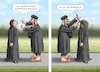 Cartoon: IRANISCHE KLEIDERORDNUNG (small) by marian kamensky tagged iranische,kleiderordnung