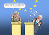 Cartoon: ISCHIAS-ATTACKE (small) by marian kamensky tagged kkk,monarchie,babis,strache,kurz,orban,kopftuchverbot,populismus,kazsynski,ungarn,pressefreiheit,juncker,soros,kaczinski,theresa,may,brexit