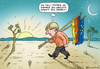 Cartoon: Italienischer Doppelmariofluch (small) by marian kamensky tagged fussbal,em,italienischer,doppelmariofluch,angela,merkel,mario,monti,balotelli