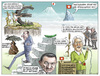 Cartoon: Jahresrückblick (small) by marian kamensky tagged humor,jahresrückblick,2011