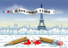 Cartoon: Jahrestag von Charlie Hebdo (small) by marian kamensky tagged charlie,hebdo,je,suis,terroranschlag,in,paris,2015